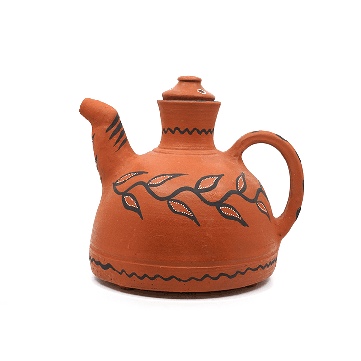 Earthen Village Vibe Traditional Kettle 1000 ml | Dhaaro Vibes