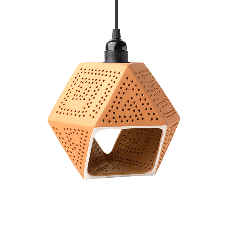 Artistic Diamond Shape Pendant Light