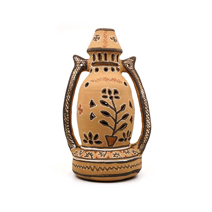 Handmade Clay Lantern GlowSphere for Décor | Nirvana Niche