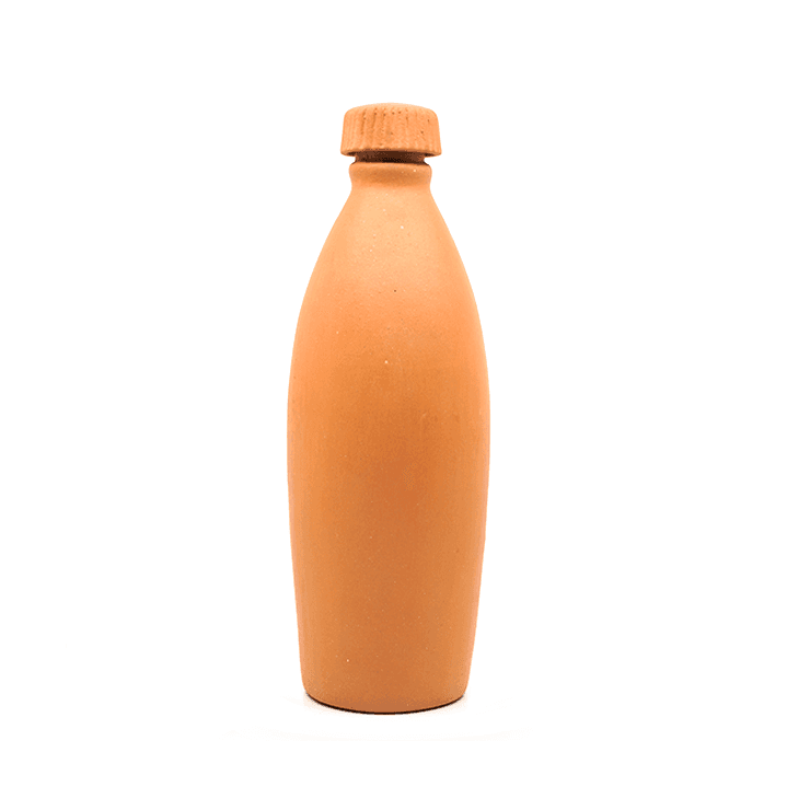 Clay Bottle with Cap Cork 900 ml