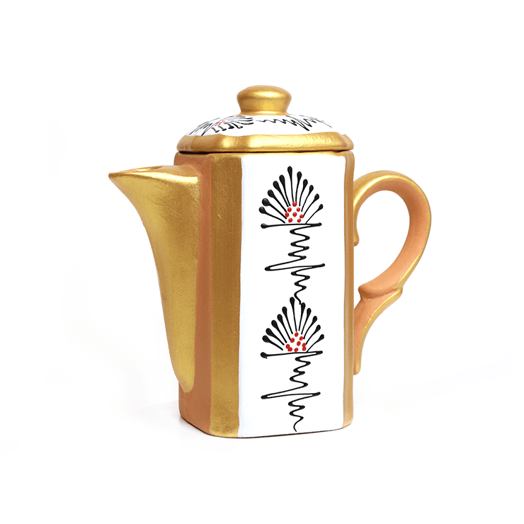 Handpainted Clay Pitcher 750 ml